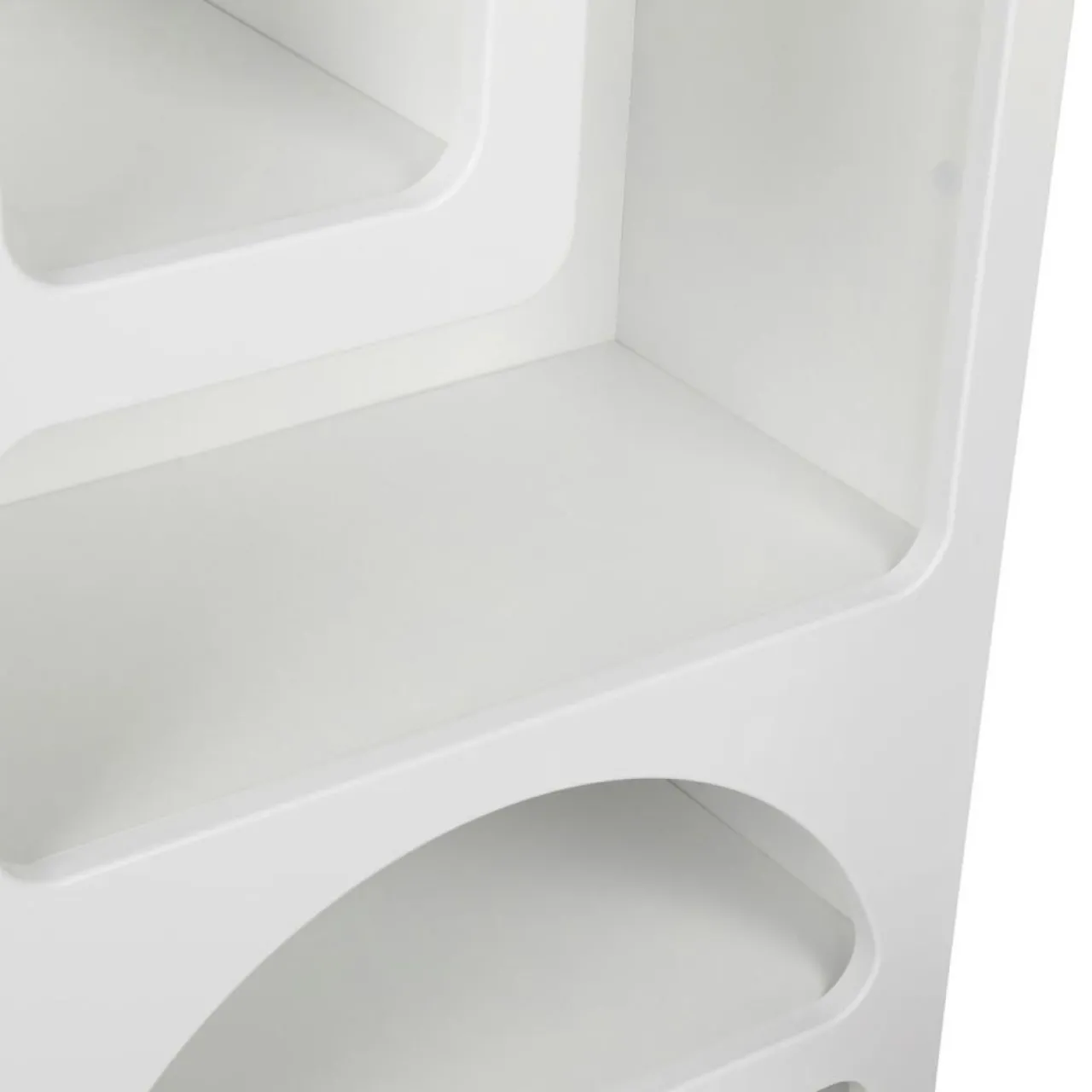 Étagère à livres Vénus blanche - 60x150x32 cm