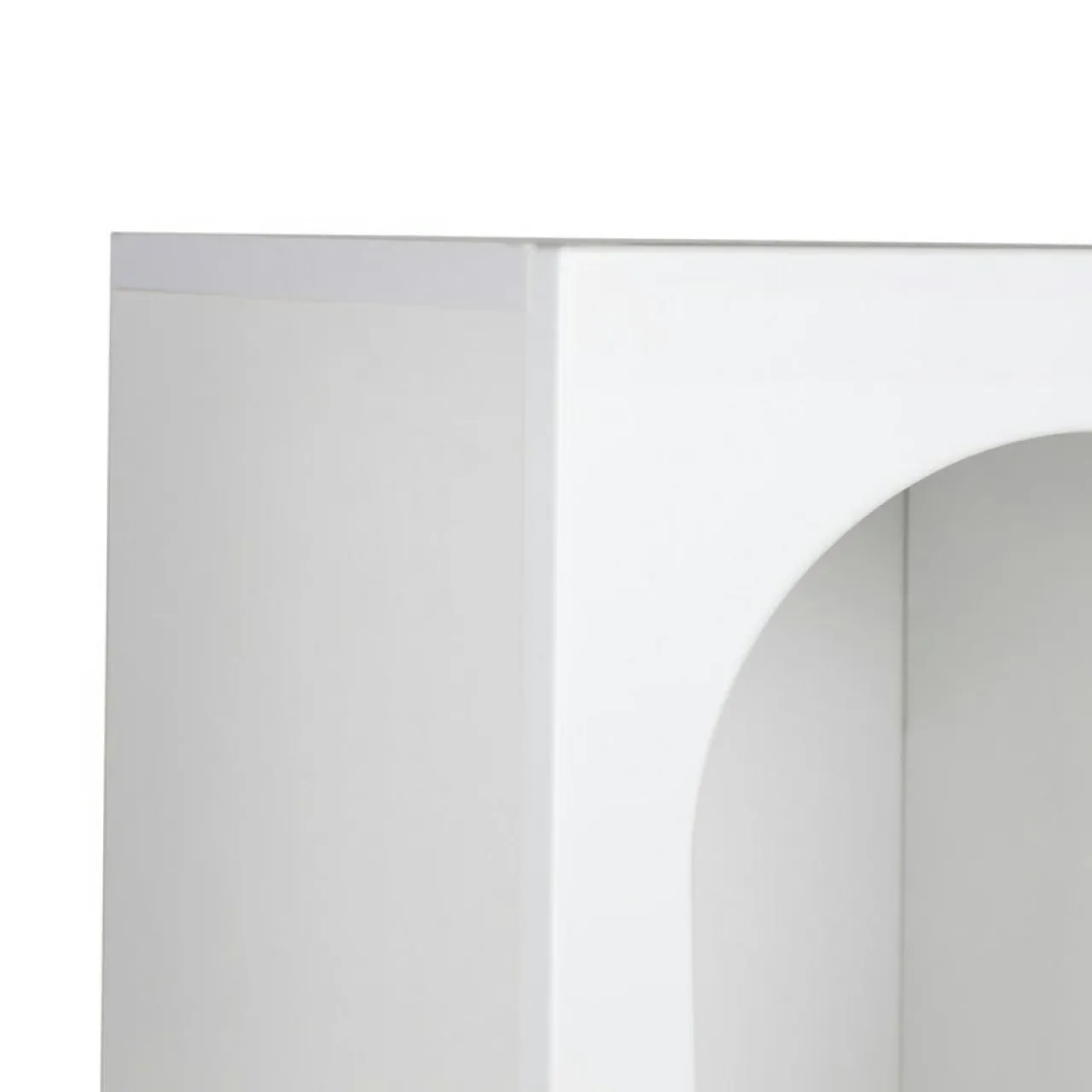 Étagère à livres Vénus blanche - 60x150x32 cm