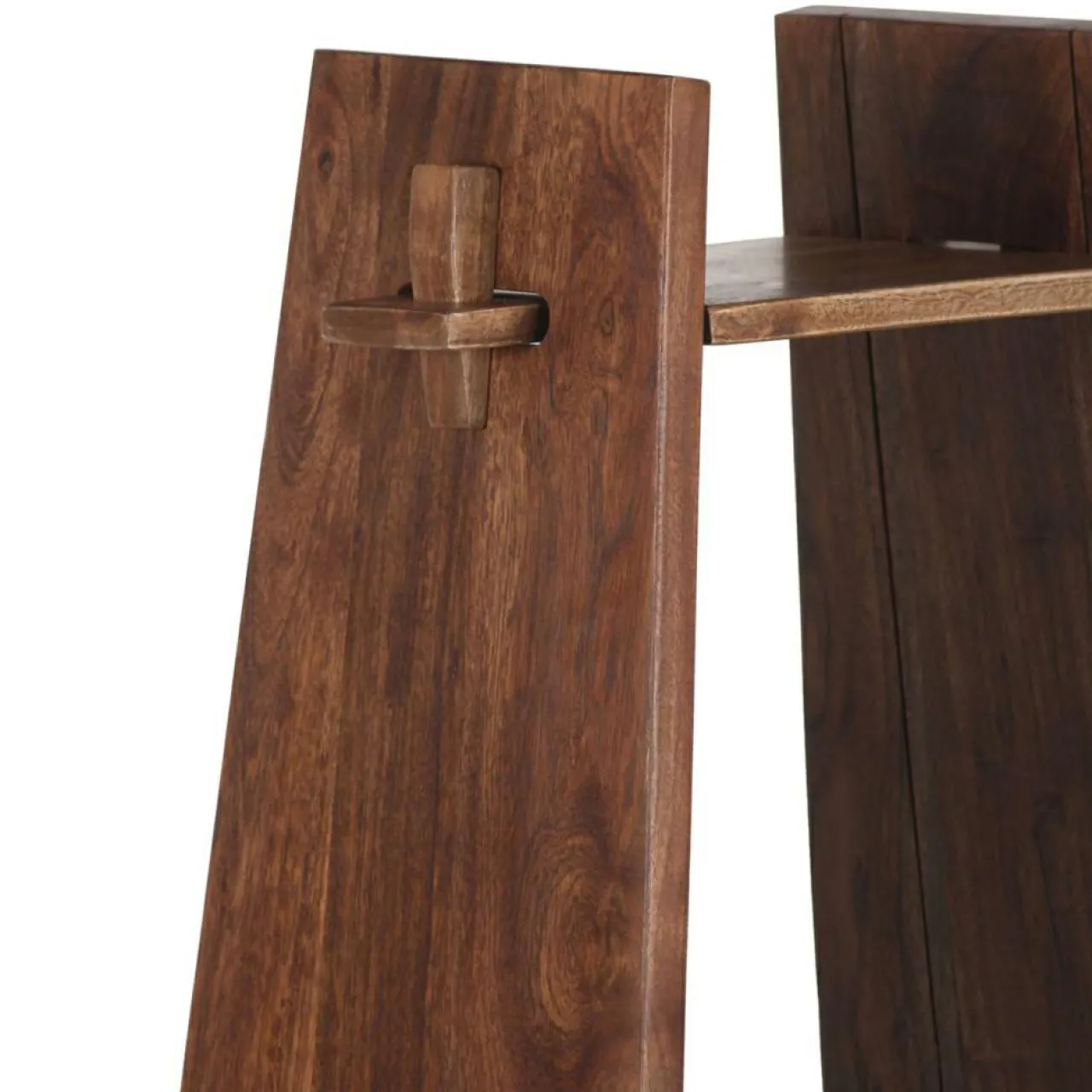 Étagère en acacia massif marron - 48x35x106 cm