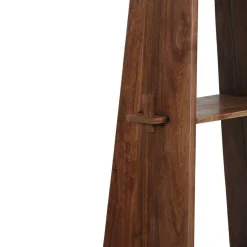 Étagère en acacia massif marron - 48x35x106 cm
