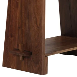 Étagère en acacia massif marron - 48x35x106 cm