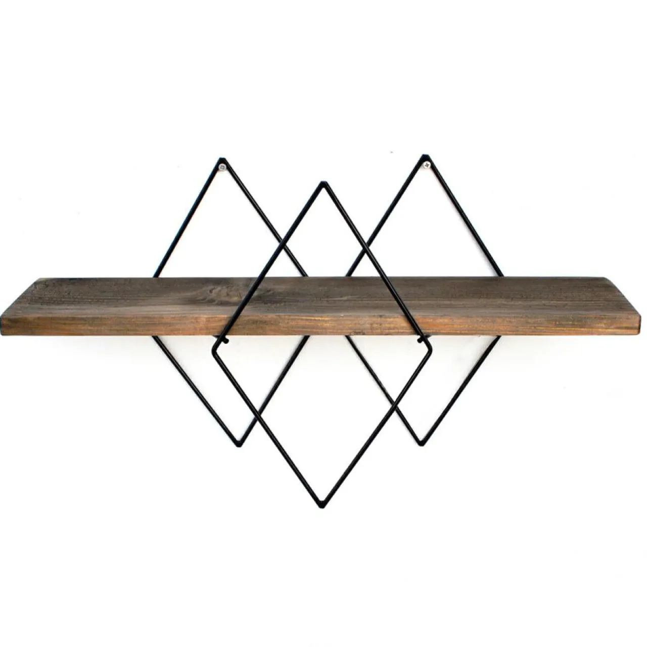 Étagère murale noyer noir - 60x32x15 cm