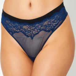 Tanga Fleur de Nuit bleu marine
