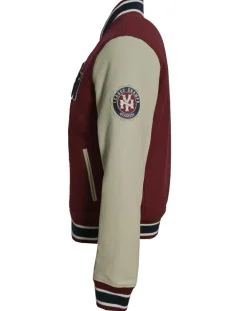 Teddy en Laine & Cuir Bron rouge