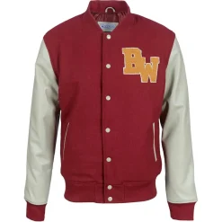 Teddy en Laine & Cuir Char rouge