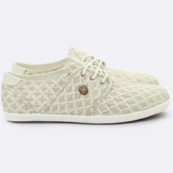 Tennis Cypress à carreaux sable/doré