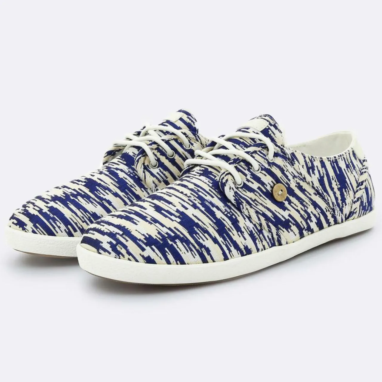 Tennis Cypress imprimées blanc/bleu foncé