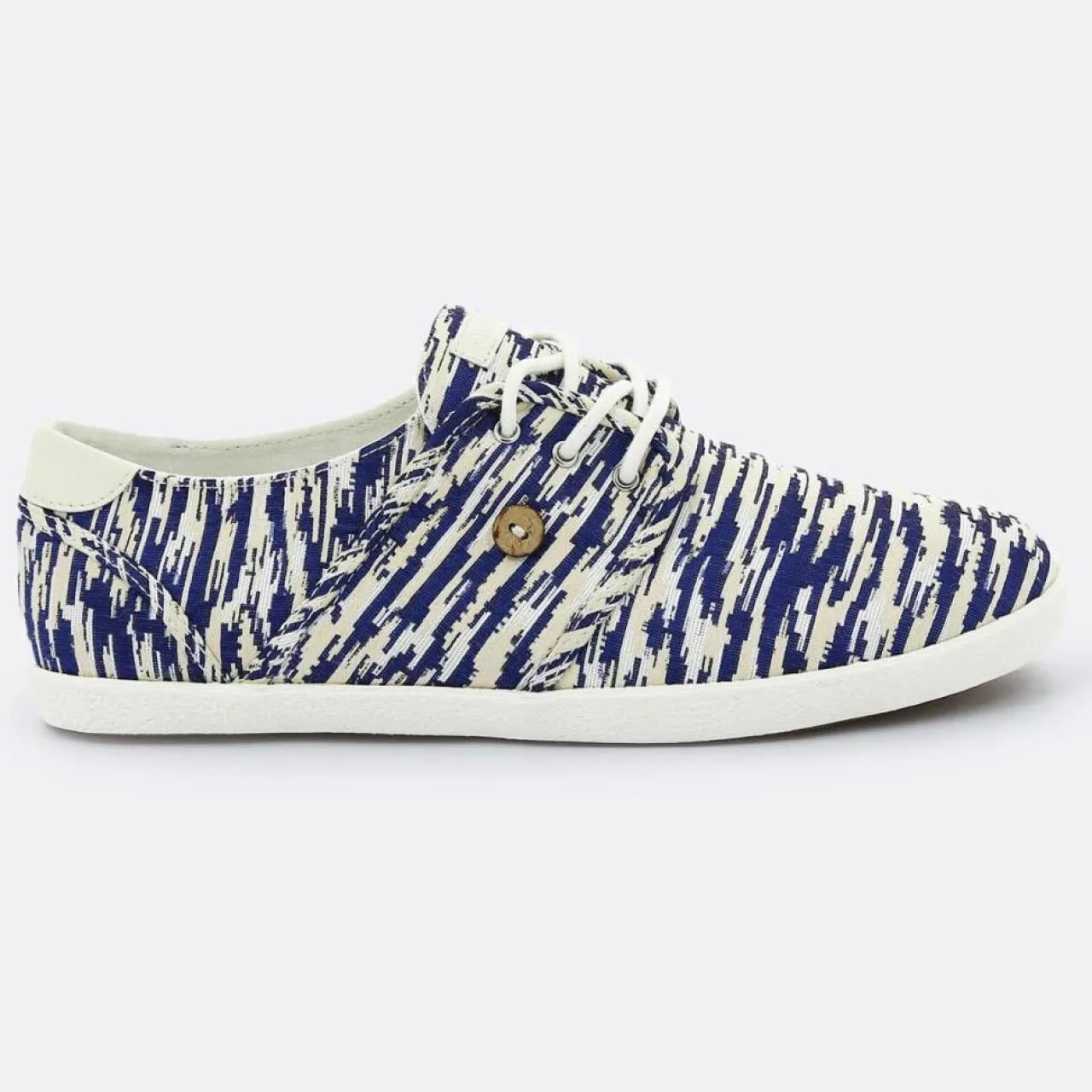 Tennis Cypress imprimées blanc/bleu foncé