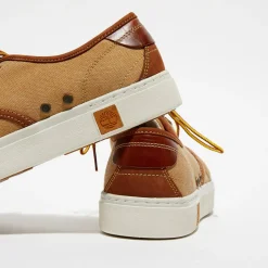 Tennis en Toile Amherst marron