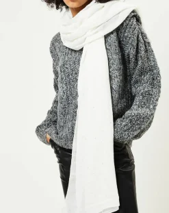 Étole Foil écrue - 180x87 cm