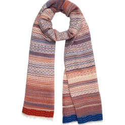 Étole Horizons orange - 70x200 cm