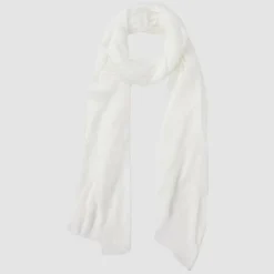 Étole Iode effet froissé écrue - 190x90 cm