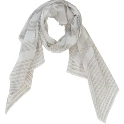 Étole Nino en Coton beige - 75x200 cm