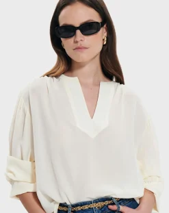 Top 100% Soie Bangkok ecru