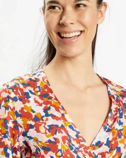 Top Cache-cœur Caprice imprimé multicolore