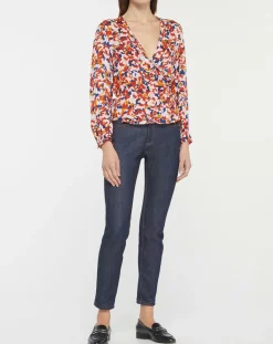 Top Cache-cœur Caprice imprimé multicolore