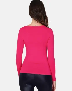 Top Cassy cerise