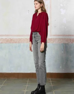 Top Céleste bordeaux