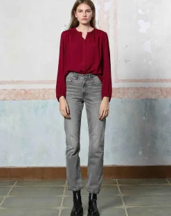 Top Céleste bordeaux