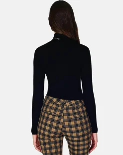 Top Col Roulé Pauline noir