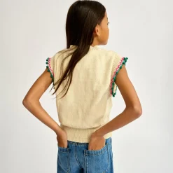 Top crocheté Marh écru