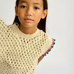 Top crocheté Marh écru