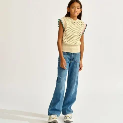 Top crocheté Marh écru