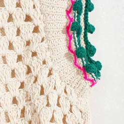 Top crocheté Marh écru