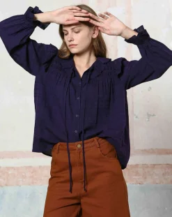 Top en Coton & Lin Inaya violet