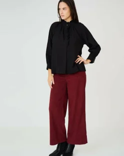 Top en Coton & Lin Sarra noir