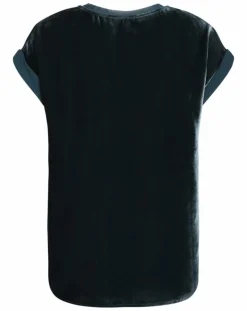 Top en Velours Basal sauge