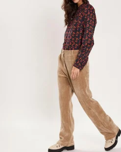 Top Fall Winter Mix imprimée rose/noir