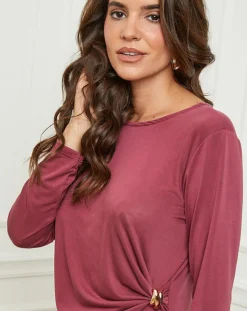 Top Lena bordeaux