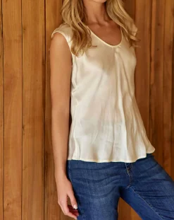 Top Lison écru