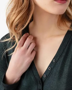 Top Manches Longues Stella irise emeraude