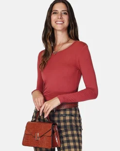 Top Nisa bois de rose