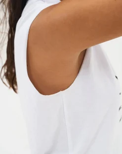 Top Olivia blanc