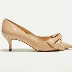 Trotteurs en Cuir Venisa vieux roses - Talon 5 cm