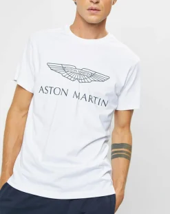 T-Shirt Aston Martin Racing Logo blanc