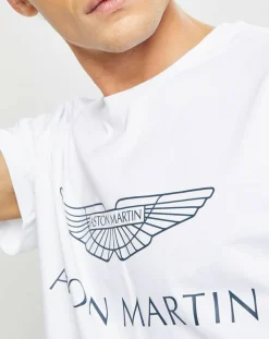 T-Shirt Aston Martin Racing Logo blanc