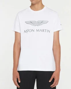 T-Shirt Aston Martin Racing Logo blanc