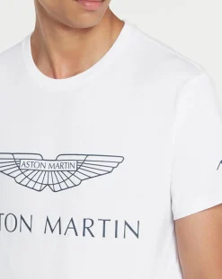 T-Shirt Aston Martin Racing Logo blanc