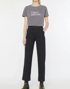 T-Shirt 100% Coton Bio Ana gris foncé