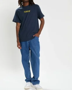 T-Shirt 100% Coton Bio Earth bleu marine