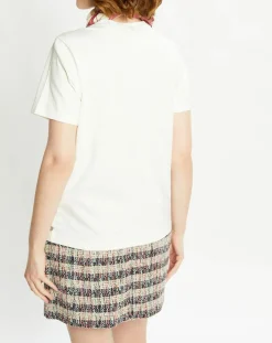 T-Shirt 100% Coton Bio Foulard blanc