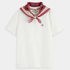 T-Shirt 100% Coton Bio Foulard blanc