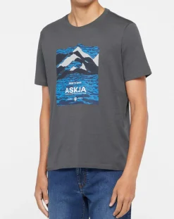 T-Shirt 100% Coton Bio Graphic gris