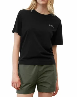 T-Shirt 100% Coton Bio imprimé nature noir