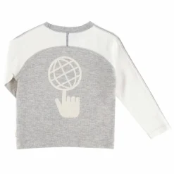 T-Shirt 100% Coton Bio Sano gris clair