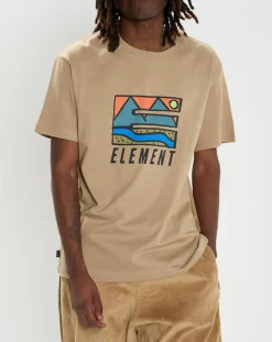 T-Shirt 100% Coton Bio Trekka beige